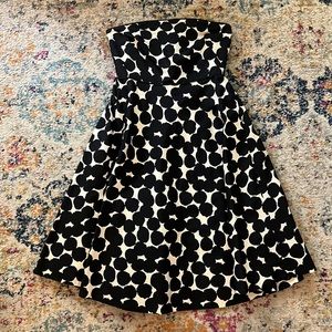 Vintage style strapless dress